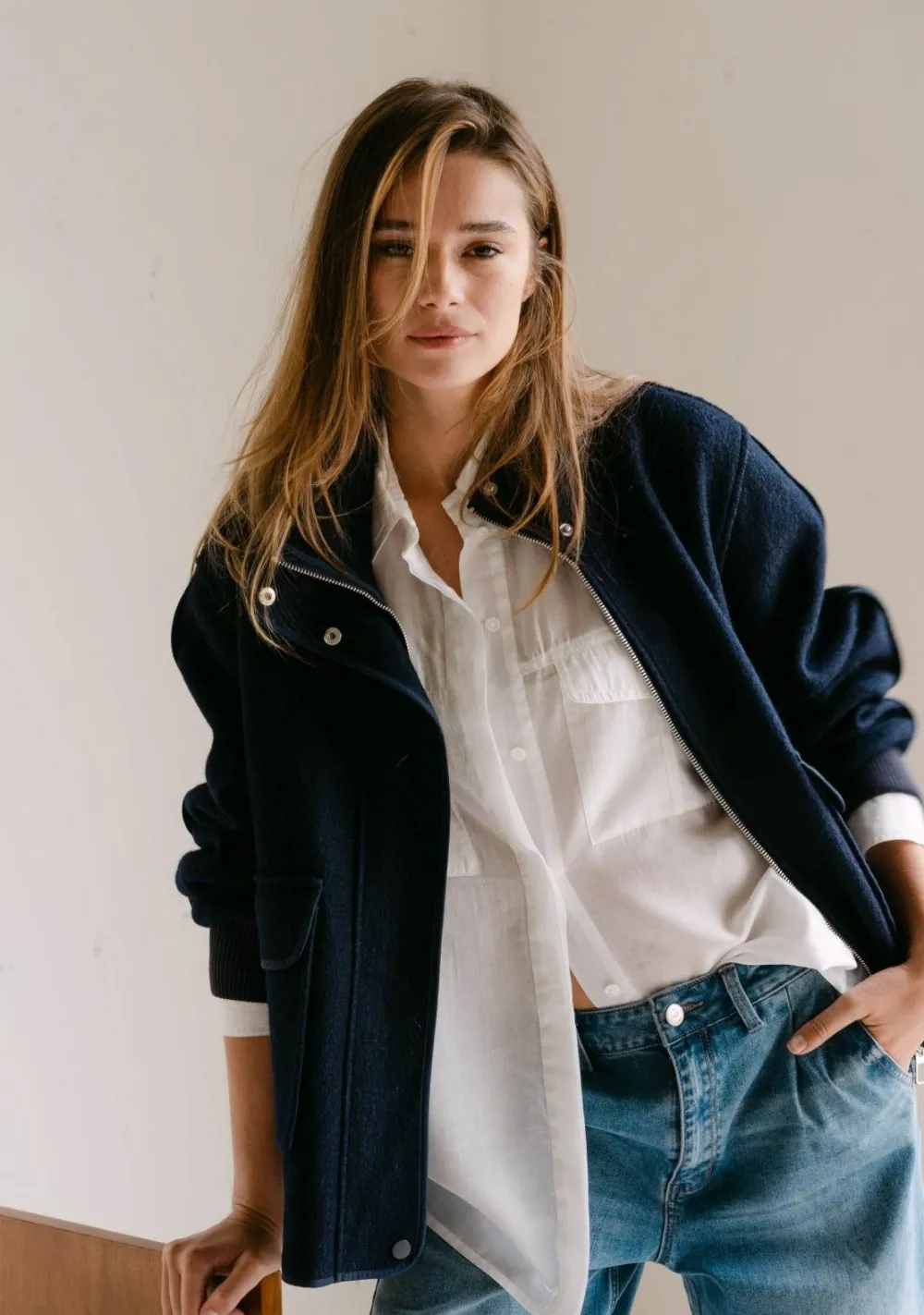 Blazers & Jasjes>AIMEE THE LABEL JASJE Blauw