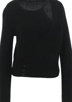 Truien>AIMEE THE LABEL TRUI Zwart