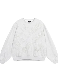Sweaters|Truien>ALIX THE LABEL SWEATER Grijs