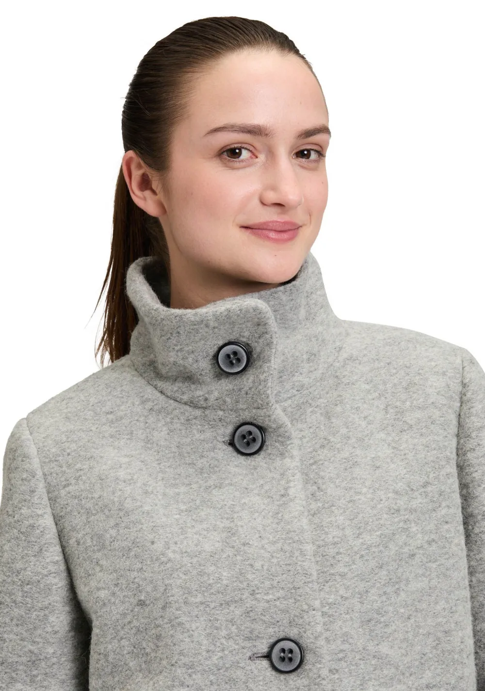 Winterjassen|Jassen>AMBER AND JUNE MANTEL Grijs