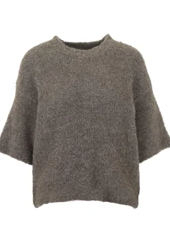 Truien>AMERICAN VINTAGE TRUI KORTE MOUW Beige