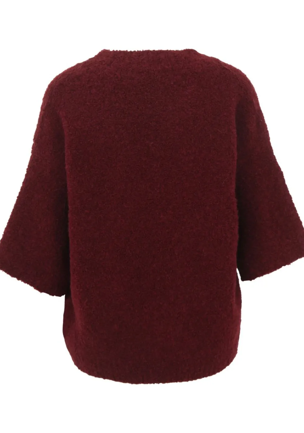 Truien>AMERICAN VINTAGE TRUI KORTE MOUW Rood