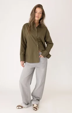 Blouses>ANNA BLUE BLOUSE Groen