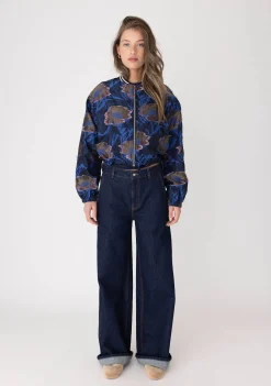 Blazers & Jasjes|Jassen>ANNA BLUE BOMBERJACK Blauw