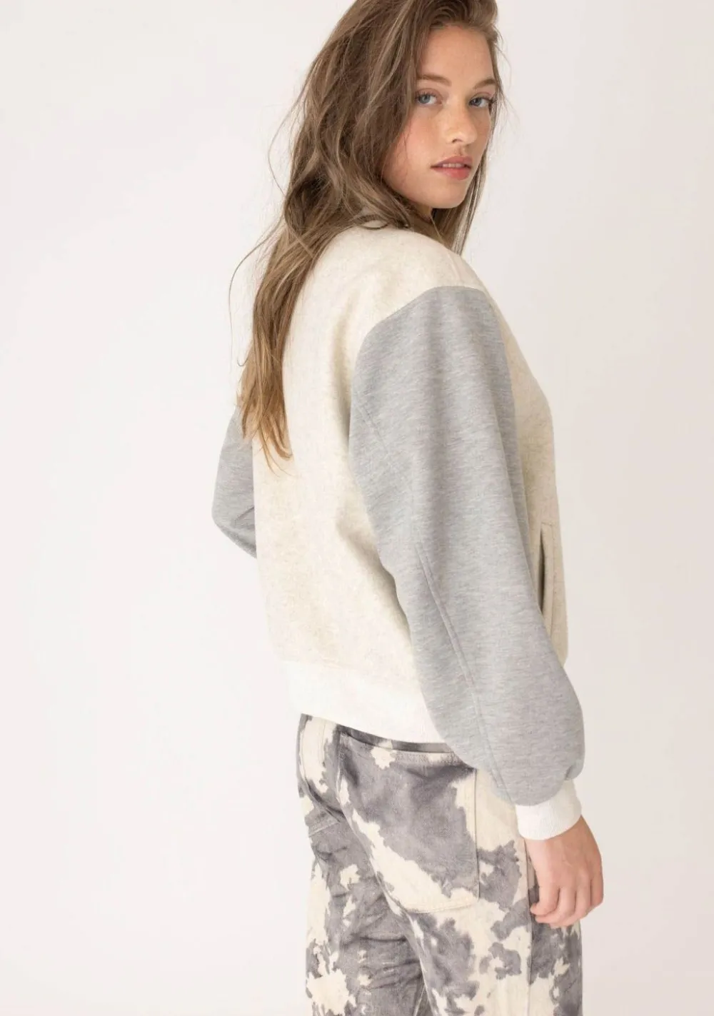 Blazers & Jasjes|Jassen>ANNA BLUE BOMBERJACK Beige