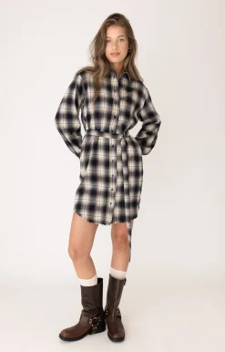 Jurken>ANNA BLUE JURK Blauw