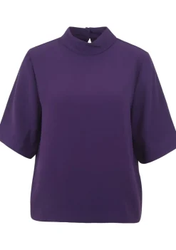 Blouses>ANNA VAN TOOR BLOUSE Paars