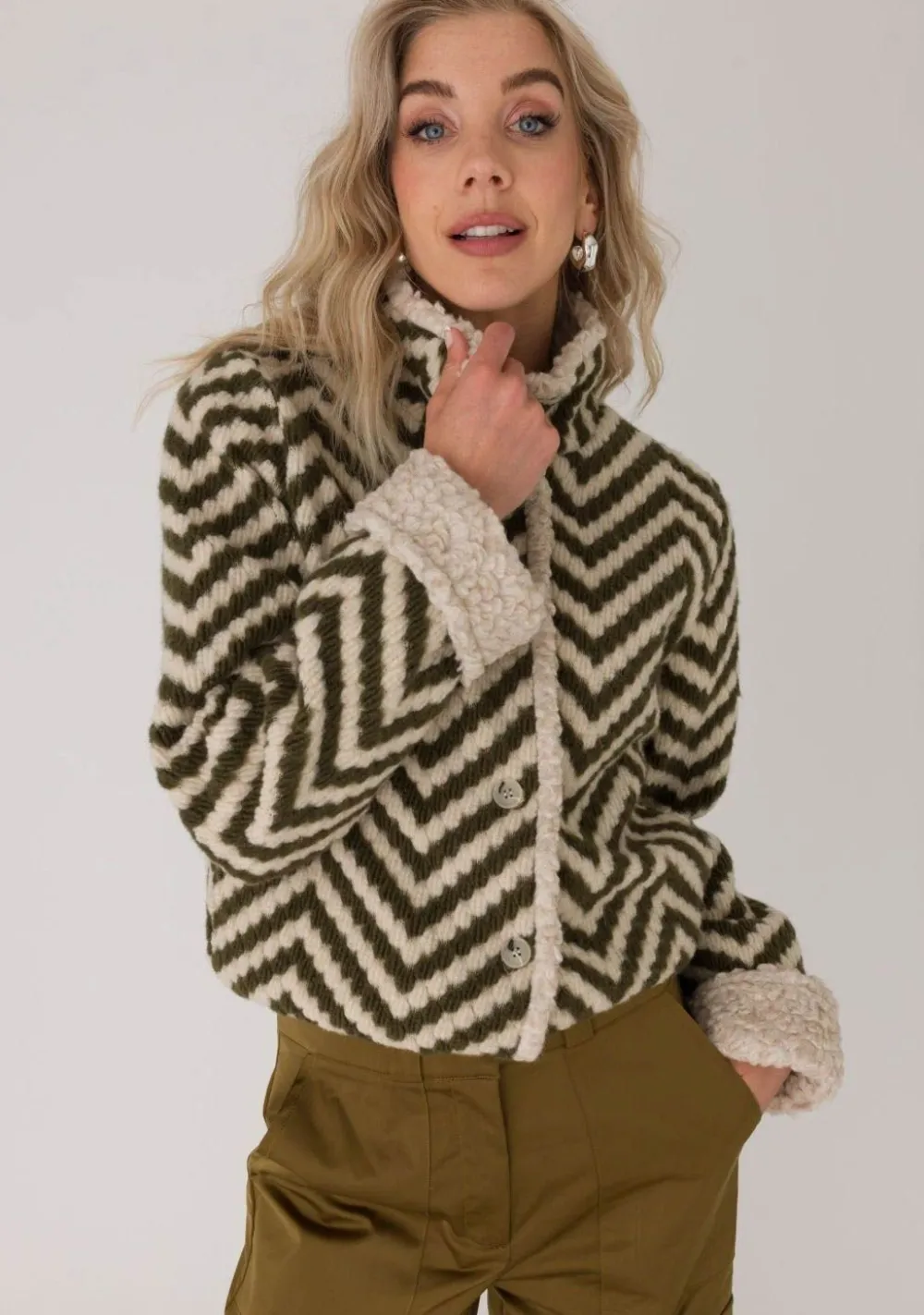 Blazers & Jasjes>ANNA VAN TOOR JASJE Groen