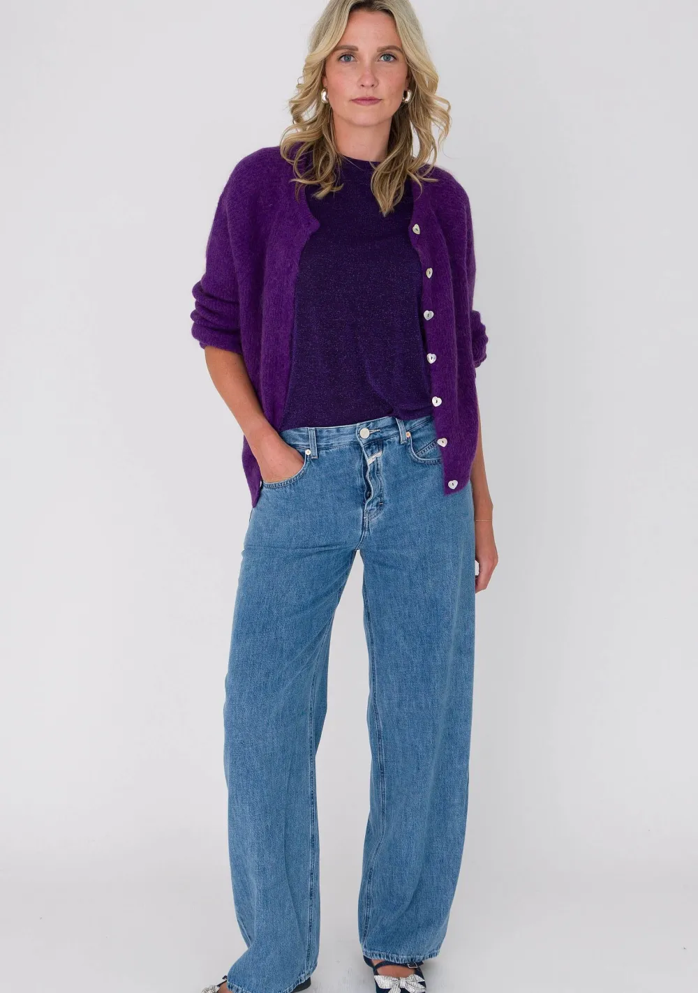 Shirts>ANNA VAN TOOR SHIRT Paars