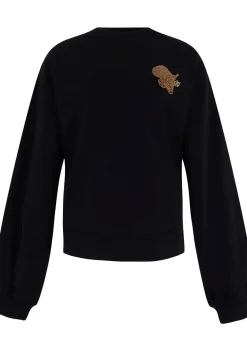 Truien|Sweaters>ANNA VAN TOOR SWEATER Zwart