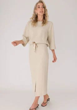 Truien|Pakken & Co-Ords>ANNA VAN TOOR SWEATER Beige