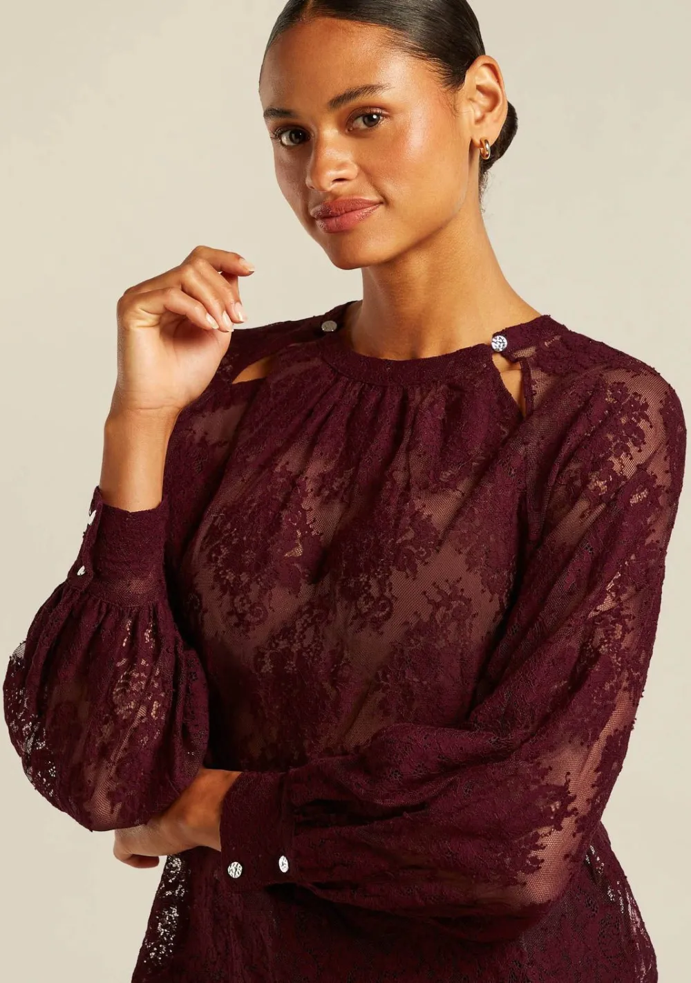 Blouses>BEAUMONT BLOUSE Rood