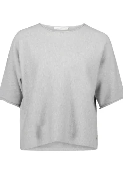 Truien>BETTY & CO TRUI KORTE MOUW Grijs