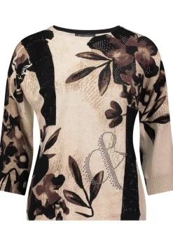 Truien>BETTY BARCLAY TRUI KORTE MOUW Beige