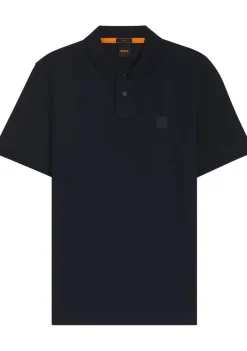 Polo's>BOSS ORANGE POLO Blauw