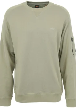 Truien>BOSS ORANGE SWEATER Groen