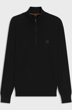 Truien>BOSS ORANGE TRUI Zwart