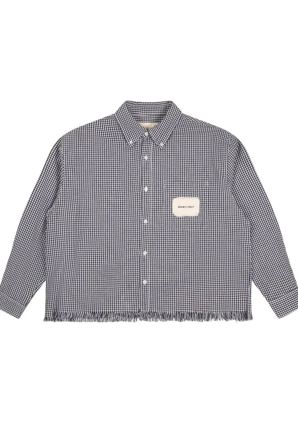 Overhemden>BRAMS FRUIT OVERHEMD Zwart