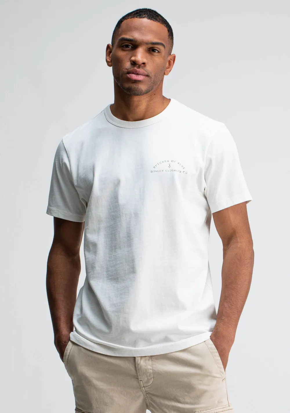 T-Shirts>BUTCHER OF BLUE TSHIRT Wit