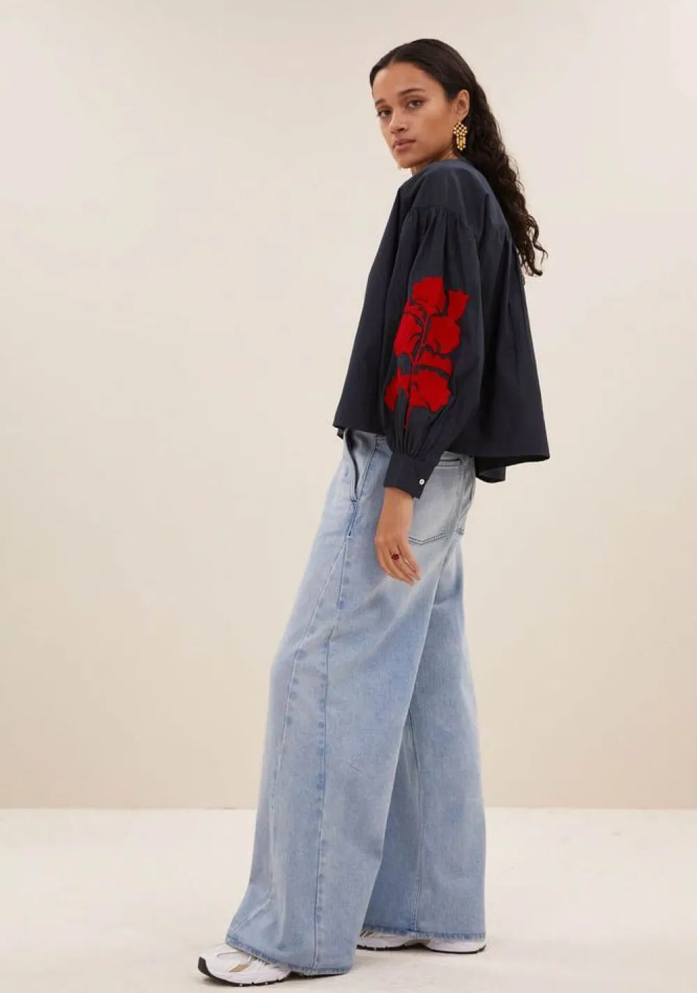 Blouses>BY-BAR BLOUSE Blauw