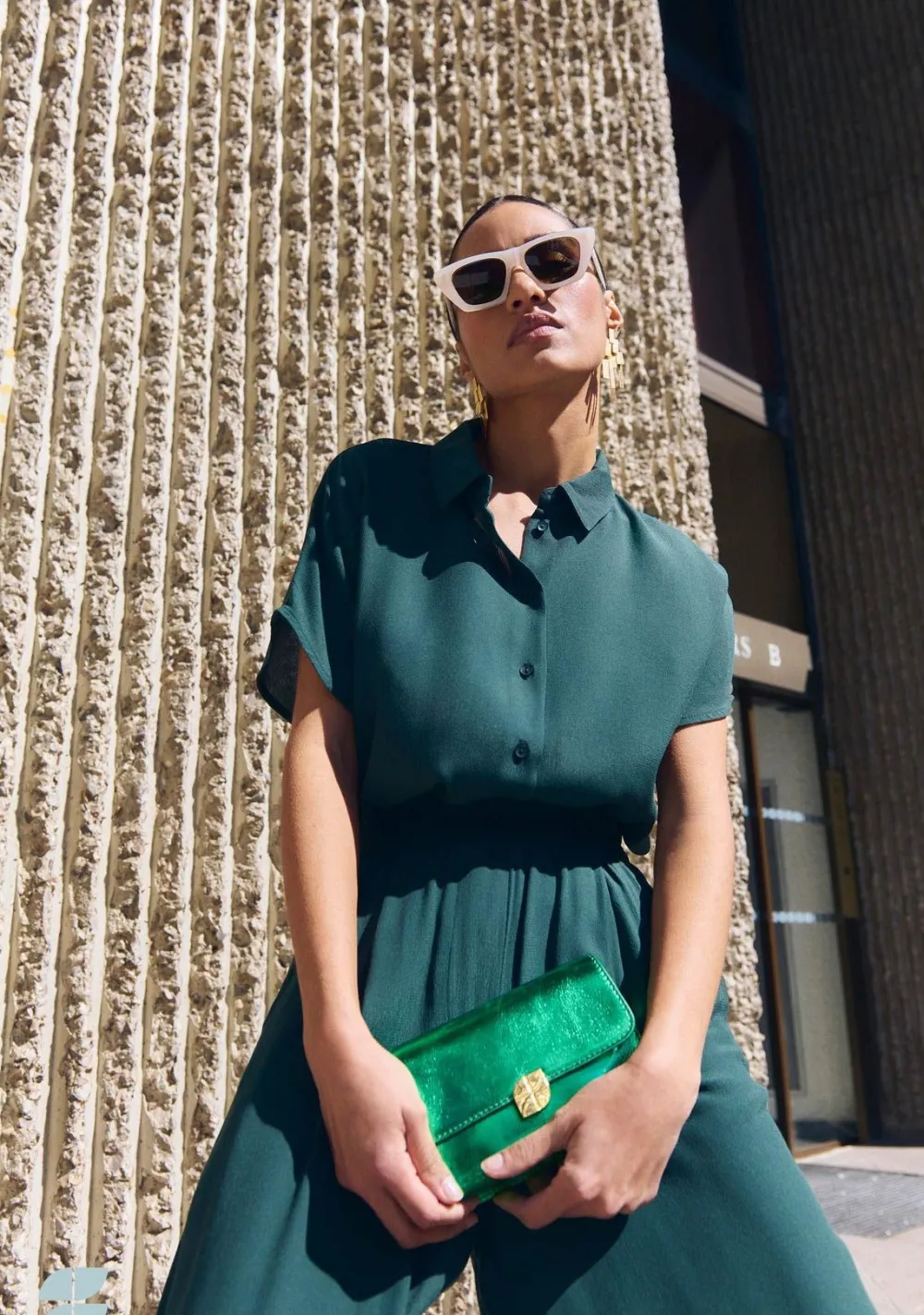 Blouses|Pakken & Co-Ords>BY-BAR BLOUSE Groen