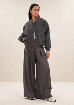 Blazers & Jasjes|Jassen>BY-BAR BOMBERJACK Grijs