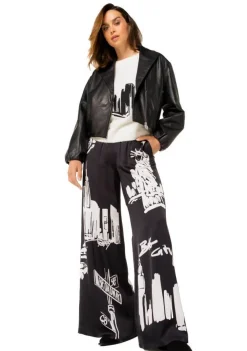 Blazers & Jasjes|Jassen>CAROLINE BISS LEER/SUEDE JACK Zwart