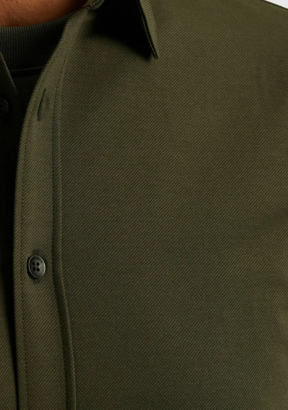 Overhemden>CAST IRON OVERHEMD Groen