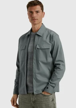 Overhemden>CAST IRON OVERHEMD Grijs