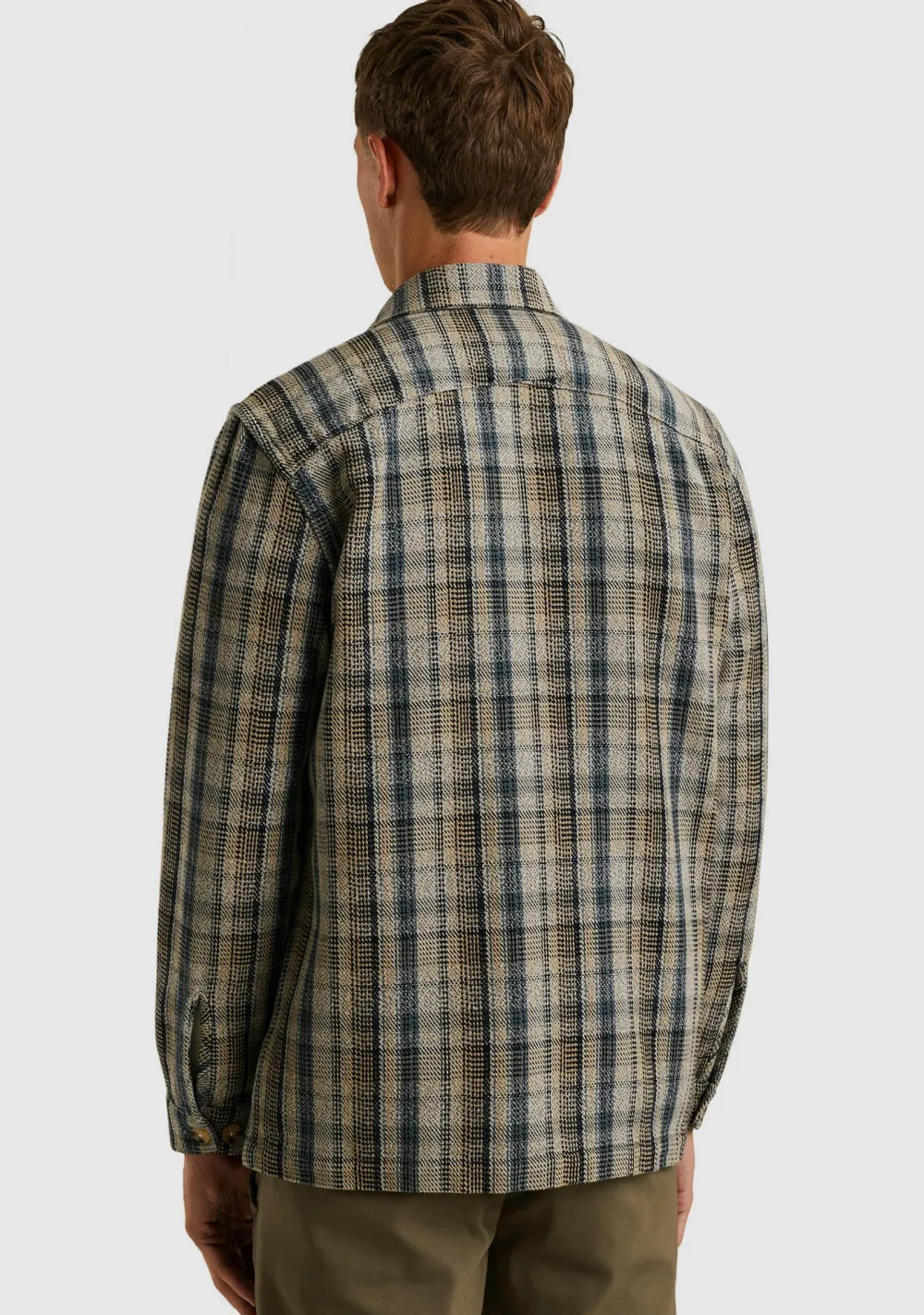 Overhemden>CAST IRON OVERHEMD Grijs