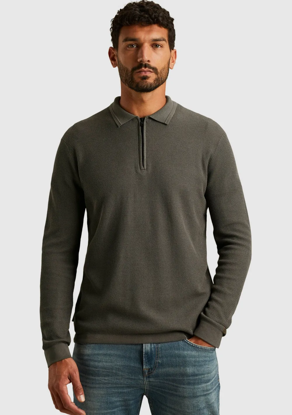 Polo's>CAST IRON POLO Grijs