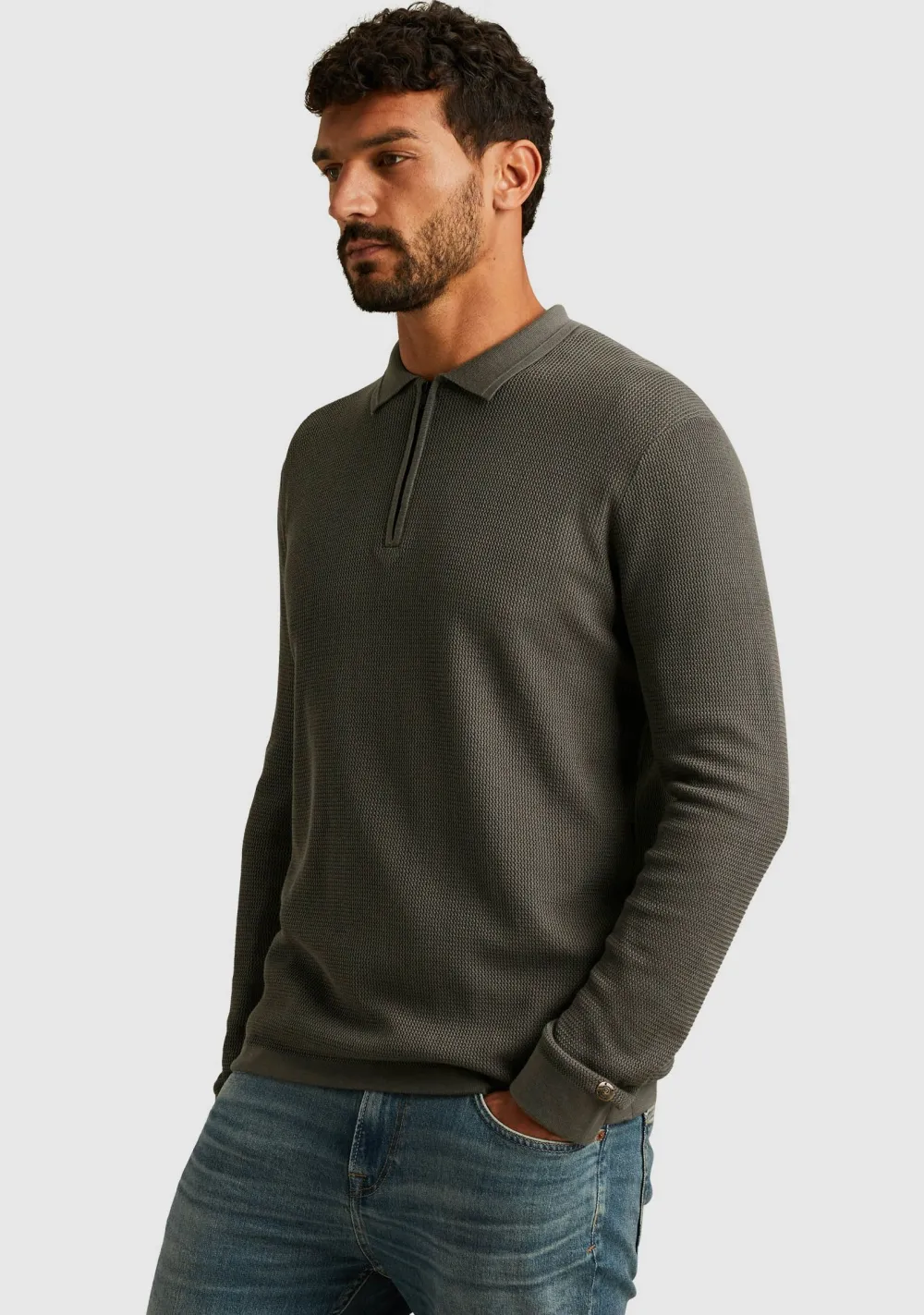 Polo's>CAST IRON POLO Grijs