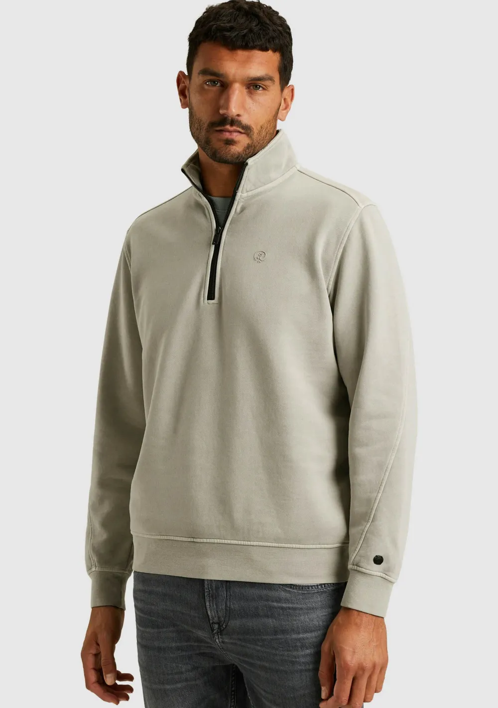 Truien>CAST IRON SWEATER Grijs