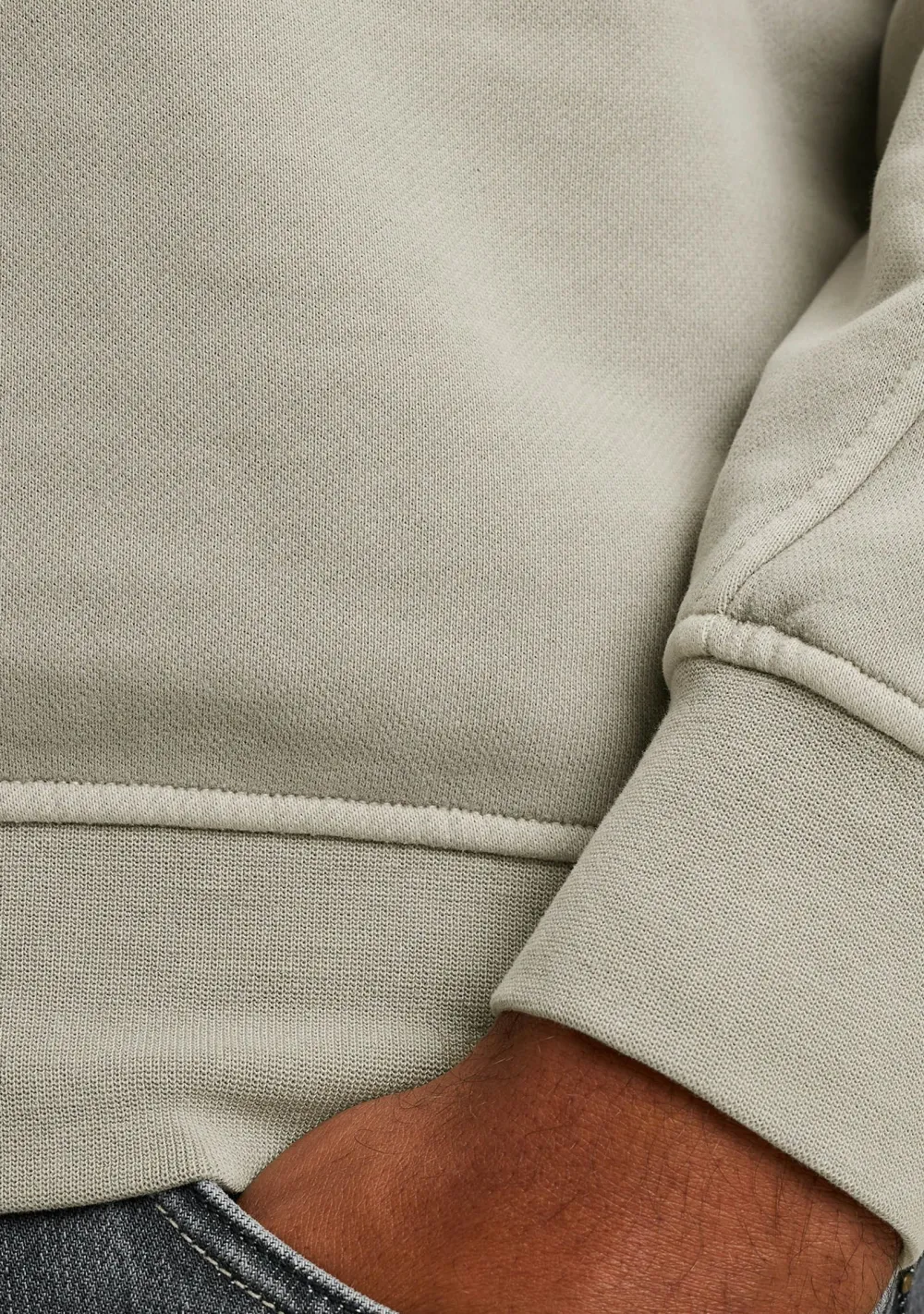 Truien>CAST IRON SWEATER Grijs