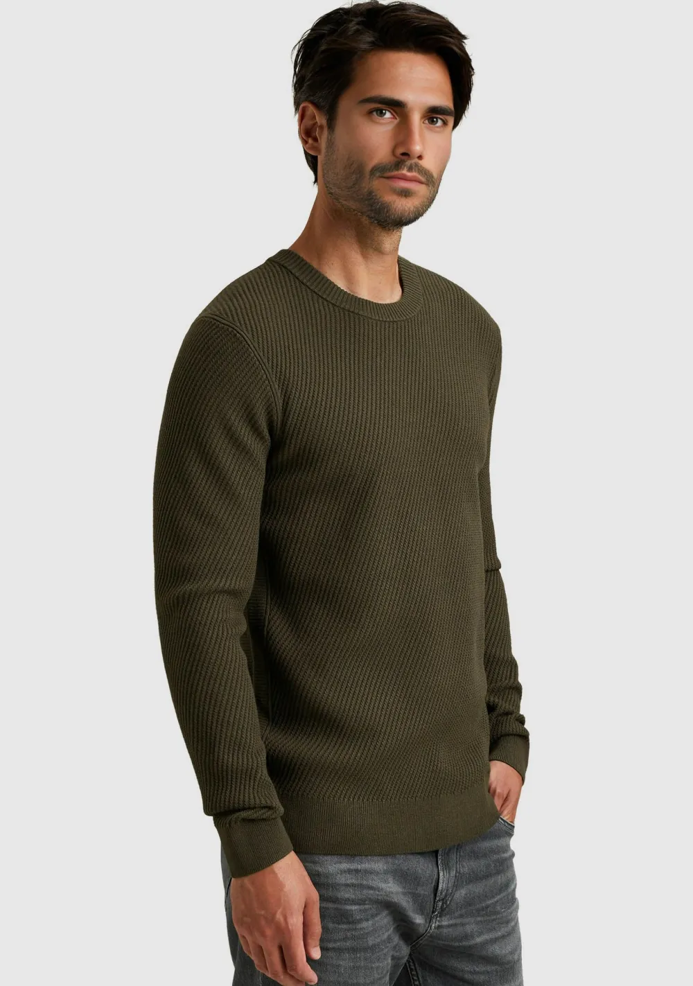 Truien>CAST IRON TRUI Groen