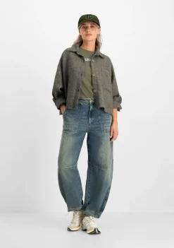 Blouses>CIRCLE OF TRUST BLOUSE Grijs