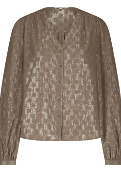 Blouses>CIRCLE OF TRUST BLOUSE Beige