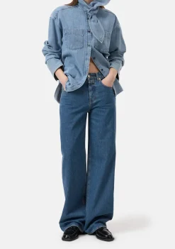 Blouses>CLOSED BLOUSE Blauw