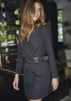 Jurken>CO'COUTURE JURK Zwart