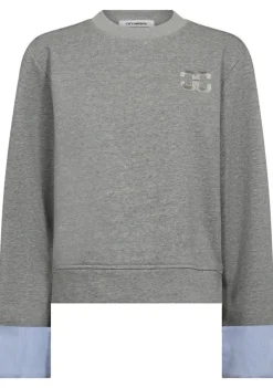 Sweaters|Truien>CO'COUTURE SWEATER Grijs