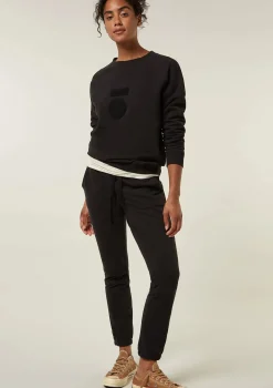 Broeken>10DAYS SWEATPANT Zwart