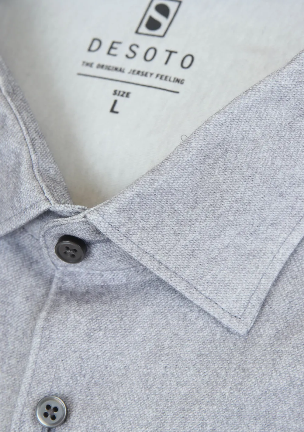 Overhemden>DESOTO OVERHEMD Grijs