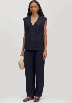 Pakken & Co-Ords|Gilets>EDITED GILET Blauw