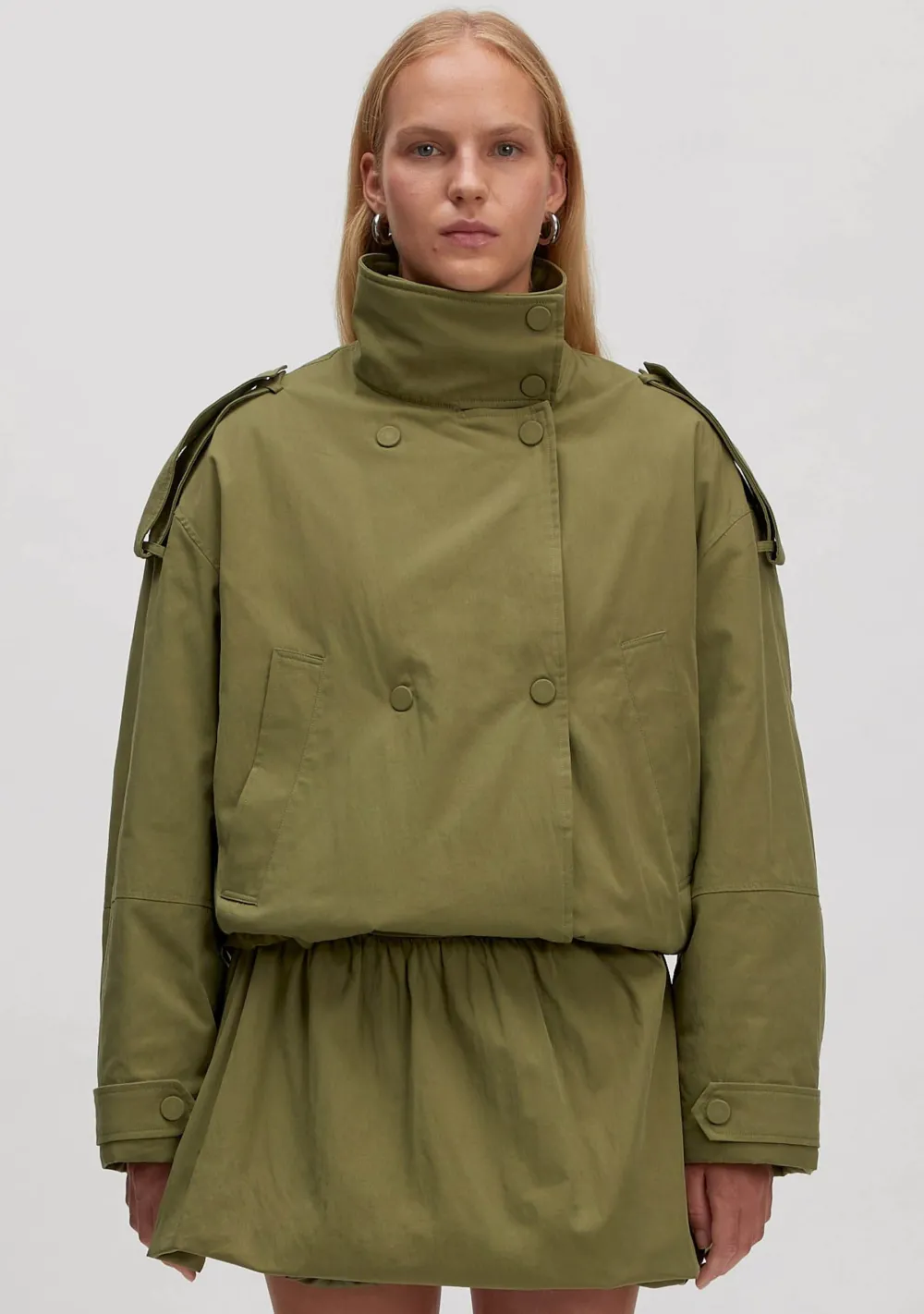 Jassen>EDITED TRENCHCOAT Groen