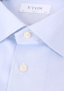 Overhemden>ETON OVERHEMD Blauw