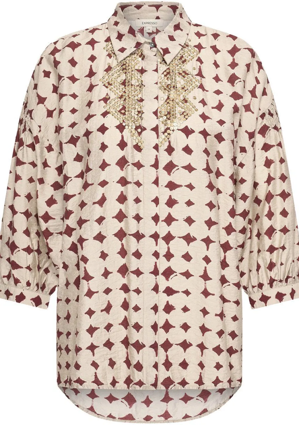 Blouses>EXPRESSO BLOUSE Rood