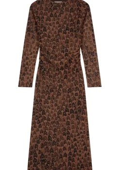 Jurken>FABIENNE CHAPOT JURK Bruin