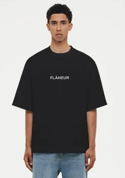 T-Shirts>FLANEUR TSHIRT Zwart