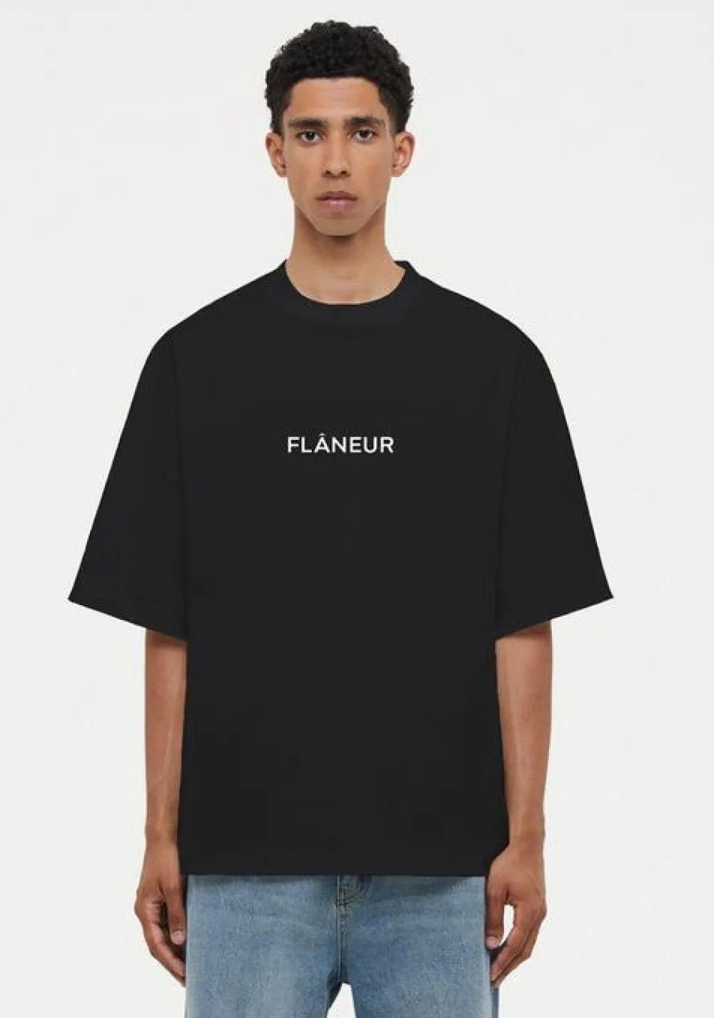 T-Shirts>FLANEUR TSHIRT Zwart