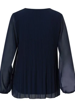 Blouses>FRANK WALDER BLOUSE Blauw